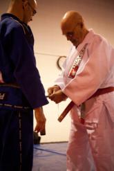 Prof. Pedro Sierra is promoted to 2nd degree black belt by Grand Master Flavio Behring